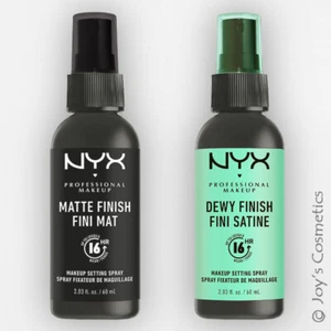 2 NYX Make-Up Fixierspray - Matt + Frisches Aussehen Set Zoll MSS01 & Mss02 - Bild 1 von 7