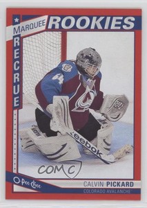 2013-14 O-Pee-Chee Wrapper Redemption Red Border Calvin Pickard #514 Rookie RC
