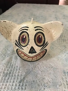 Dept 56 white cat head candle. Unused. Glitterville ? - Picture 1 of 4
