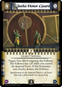 Legend of the Five Rings L5R CCG IvE Ivory Edition Iweko Honor Guard FOIL - Picture 1 of 1