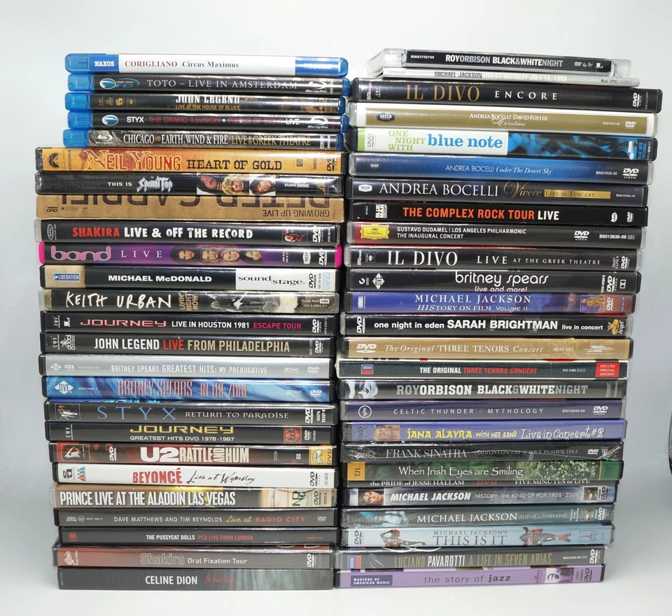 Concert & Music DVD & Blu Ray You Pick Choose Different Bands Some New Free Ship - Image 1 of 1