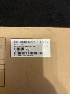 Lot of 5  - NEW HP DESKTOP PC 125 WIRED USB KEYBOARD M27527-001 - Picture 1 of 6