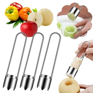 Apfelentkerner Stahlkernentferner Küchenwerkzeug Obst Pip Utensil Birne F1C7 - Bild 1 von 19
