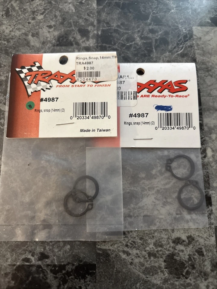 (B1) ANILLOS TRAXXAS BROCHE DE PRESIÓN (14MM) (2) 4987 (Lote de 2) Foto 1 de 1
