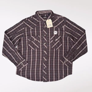 Neu mit Etikett Canyon River Blues Western Pearl kariertes Druckknopfhemd Large - Bild 1 von 7