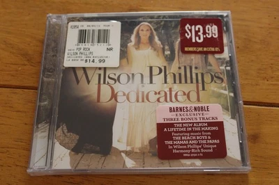 Wilson Phillips CD Dedicated Barnes & Noble Exclusive Ultra Rare New Sealed Hype - Imagem 1 de 2