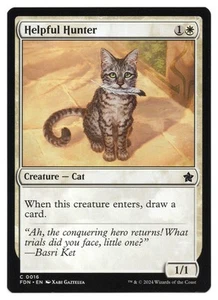 MTG Helpful Hunter | #16 Foundations | English - Picture 1 of 2