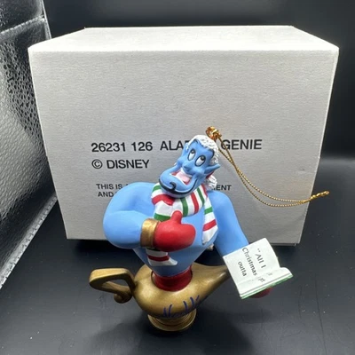 Disney Coleccionables Grolier Aladdin Genie 26231-126 Adorno En Caja Foto 1 de 3