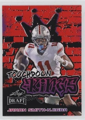 2023 Leaf Draft TD Kings Red Jaxon Smith-Njigba #97 Rookie RC - Image 1 of 2