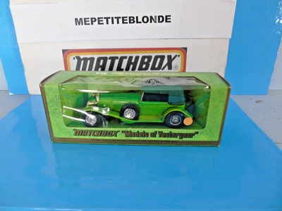 MATCHBOX MODELS YESTERYEAR Y16 MERCEDES BENZ GREEN PLASTICS BOXED SEE DESCRIPT - Image 1 of 4