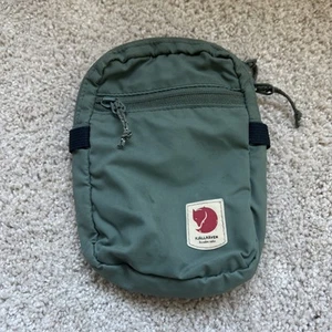 Fjallraven High Coast Pocket Mini Cross Body Polyamide Zip Belt Bag Green - Picture 1 of 4