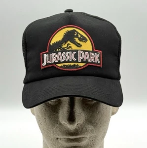 Sombrero ajustable de espuma negra marca Jurassic Park Big X - sin usar sin etiquetas - Imagen 1 de 8