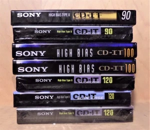 SONY CD-it Blank Tape LOT - 120 100 90 - Brand New - Free Postage - Picture 1 of 5