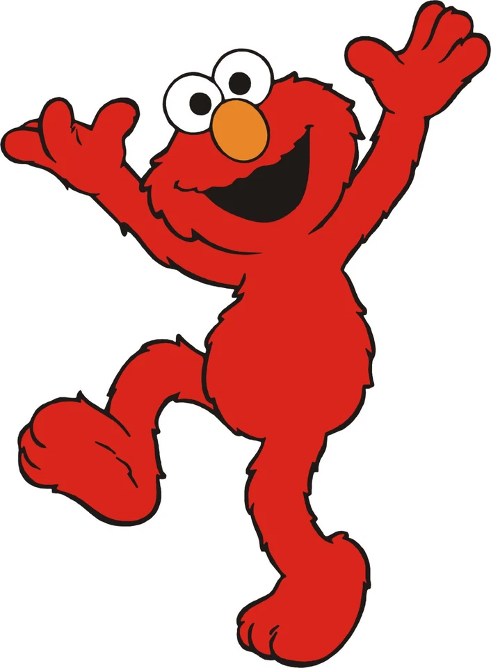 Elmo Vinyl Sticker Decal 6" (full color)