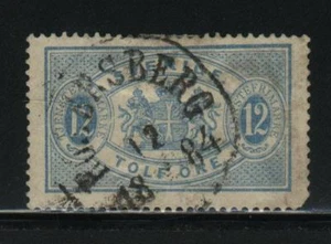 SCHWEDEN GEBRAUCHT O18 Perf 13 Wert 21,00 $ ( u-2 ) - Bild 1 von 1