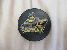 VINTAGE NORTH BAY CENTENNIALS  OFFICIAL OHL GAME PUCK