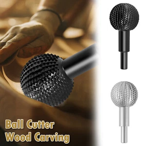 Sphere Rotary Burr Carbon Steel Wood Carving Burr 10mm Shank Durable xiQxv - Picture 1 of 18