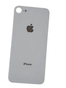 Für Apple iPhone 8 Backcover / Akkudeckel / Weiß Big Hole /Logo - Bild 1 von 2