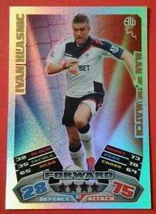 Match Attax 2011/12 - MOTM card - Ivan Klasnic of Bolton Wanderers