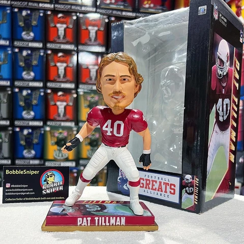 PAT TILLMAN Arizona Cardinals Legends of the Gridiron Exclusive NFL Bobblehead Cover