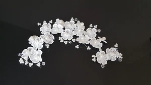 Braut Haargesteck Haarschmuck Hochzeit Kommunion Kopfschmuck Kunstperle NEU H3 - Bild 1 von 2