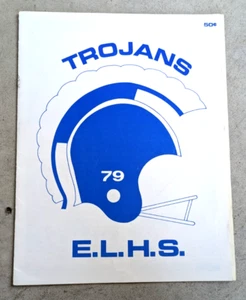 1979 East Lansing Trojans vs Ann Arbor Pioneer High School Football Program MI - Picture 1 of 3