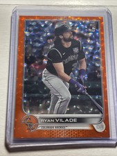 2022 Topps Series 2 Ryan Vilade Orange Foilboard Rookie Card 008/299. #586