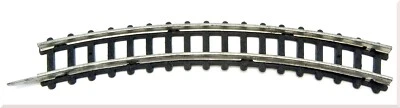 Noruma 1960s Vintage Japan Train Track Replacement Black Curved 6.5" - Image 1 of 4
