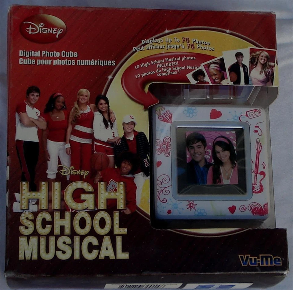 BRAND NEW IN BOX Disney Digital Photo Cube, High School Musical, Holds 70 Photos - Image 1 of 1