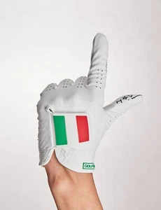 GolfSkin Golf Gloves Italian Flag, Silicon Italy Design Gloves-All Weather Grip - Picture 1 of 8