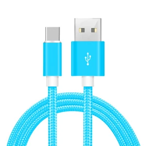 USB C Type-C Cable Braided Fast Charger Sync Charging Cord For Samsung Phones - Picture 1 of 11