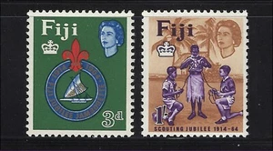 Fiji Scott # 206-207 MNH Scouting Jubilee & Jamboree 1964 - Picture 1 of 1