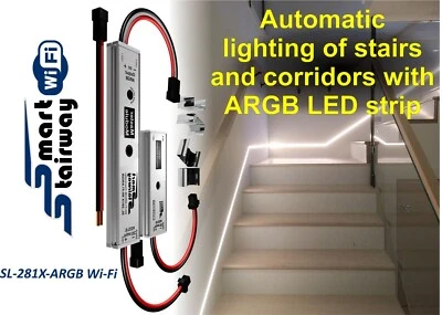 Controller for lighting stairs and passages. SmartStairway SL-281X ARGB Wi-Fi - Image 1 of 4