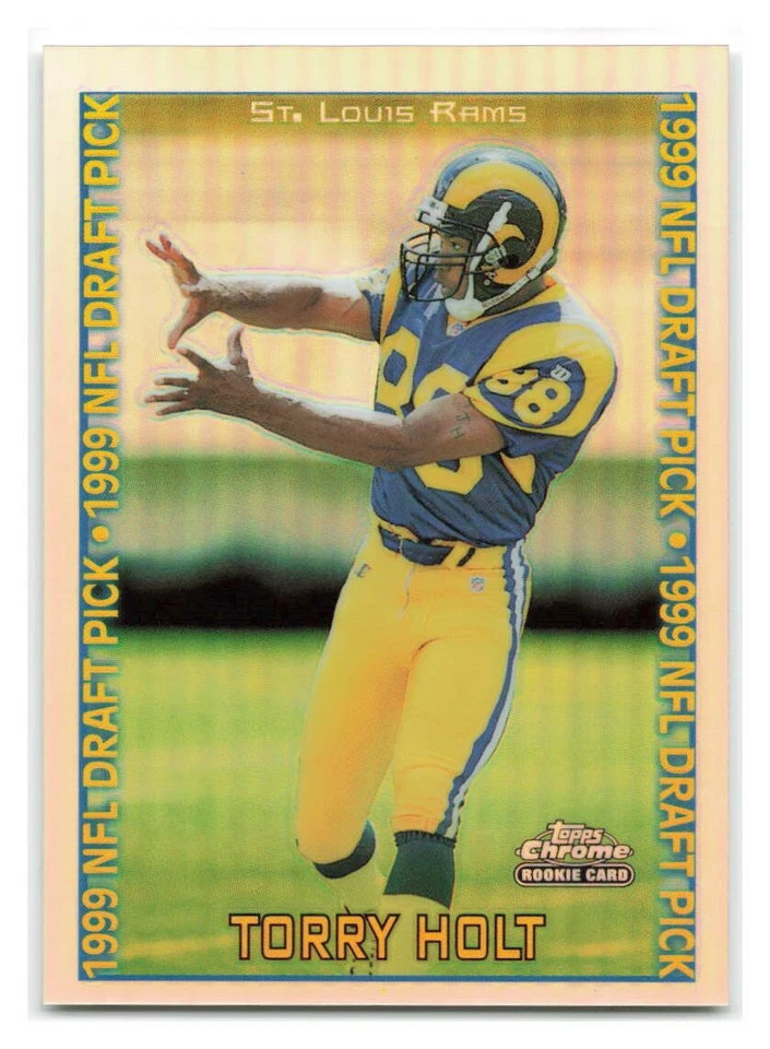 Torry Holt 1999 Topps Chrome Refractor Rookie SP #149-RAMS - Image 1 of 2