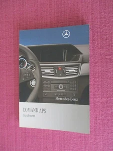 (2009) MERCEDES-BENZ COMAND NAVIGATION SAT NAV HANDBOOK CLASS B C E S SL SL - Picture 1 of 4