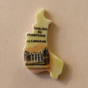 Fève Puzzle - 2006 - Régions de France - Champagne Ardennes - Chalons Champagne - Foto 1 di 1