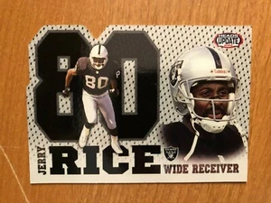 Aggiornamento Pacific Heads 2002 grandi numeri Jerry Rice Raiders - Foto 1 di 1