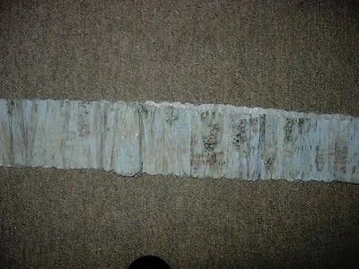 ДВА БАННЕРА ИЗ КОРЫ — КАЖДЫЙ ДЛИНОЙ 66 ДЮЙМОВ — ПИШИТЕ МАРКЕРОМ — ВСЕ СЛУЧАИ — #T9A-3 - Изображение 1 из 4