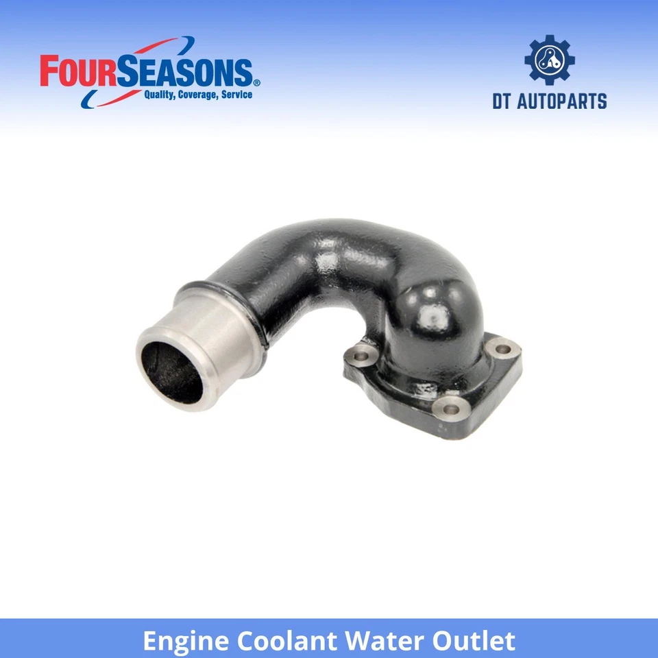 For 1998-2009 Dodge Ram 3500 Engine Coolant Water Outlet 4 Seasons 1999 2000 - Image 1 of 4