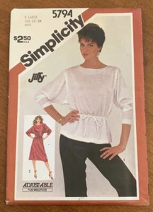 Pull ou haut Simplicity 5794 Misses Jiffy taille XL - Photo 1/2