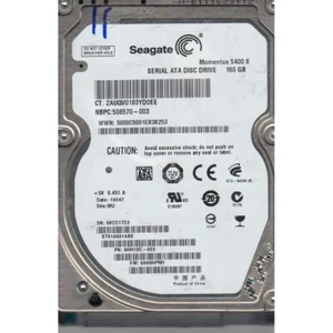 Seagate ST9160314AS 9HH13C - 022 160Gb 2.5" Laptop SATA Hard Drive - Picture 1 of 1