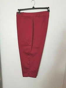 Ashley Stewart Women's Capri Size 24W Red Pre-owned - Picture 1 of 7