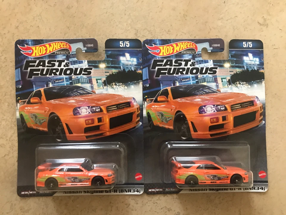 2023 Hot Wheels Fast & Furious Nissan Skyline GTR Real Riders~ x2 ~ Super Deal - Image 1 of 1