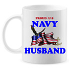 Kaffeetasse: ""Proud U.S. Navy Husband"" (NHUS) - KOSTENLOSER VERSAND