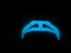 PS5 Controller Hammerhead Paddle Leuchtet Blau inkl. Schrauben und GEFORMT - Bild 1 von 5
