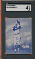 SGC 4 VG-EX R318 COOKIE LAVAGETTO 1934-36 BATTER-UP #51 GRADED UNPUNCHED *TPHLC