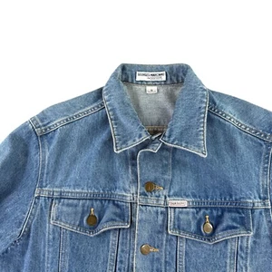 Chaqueta de Colección Guess Hombres Pequeña Denim Jean Años 80 Camionero Georges Marciano Hecha en EE. UU. - Imagen 1 de 15