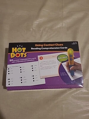 Hot Dots Using Context Clues Reading Comprehension Cards EI-2793 Grades 2-6 - Image 1 of 4