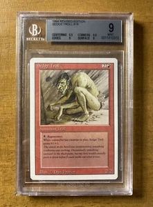 MTG ✨SEDGE TROLL✨ Revised Edition BGS 9 MINT RARE Reserve List 1994 MTG - Picture 1 of 2