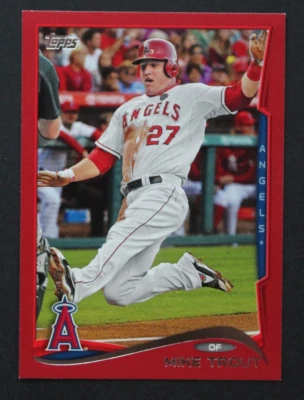 2014 Topps Mike Trout Target Red Parallel #1 Angels - Image 1 of 2